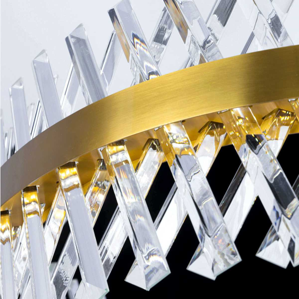 Подвесная светодиодная люстра Citilux Ричард бронза CL336083