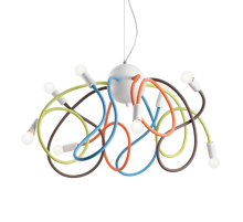 Подвесная люстра Ideal Lux Multiflex SP8 Color 141909