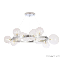 Подвесная люстра Crystal Lux Agata SP15 V2 Chrome/Transparente