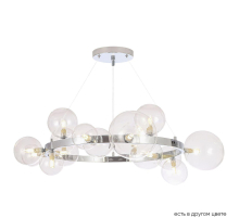 Подвесная люстра Crystal Lux Agata SP15 V2 Chrome/Transparente