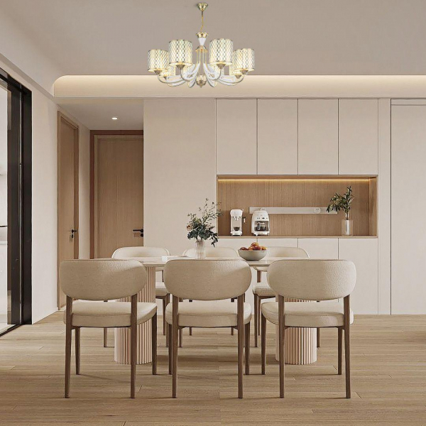 Подвесная люстра Arte Milano Florentia-3387 303387/8 Wh/Gd Подвесная люстра Arte Milano Florentia-3387 303387/8 Wh/Gd