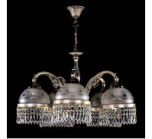 Подвесная люстра Artglass Cassandra V. White Gold CE