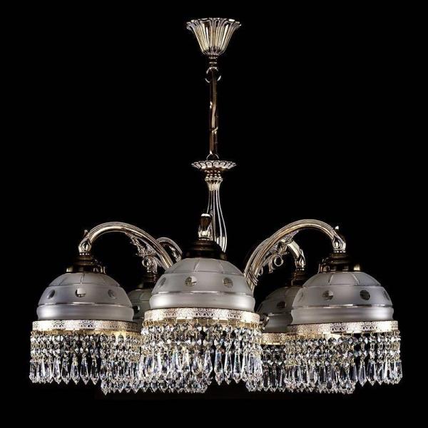 Подвесная люстра Artglass Cassandra V. White Gold CE Подвесная люстра Artglass Cassandra V. White Gold CE
