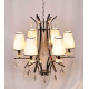 Подвесная люстра Lumina Deco Glamour LDP 66247-6 WT+CHR