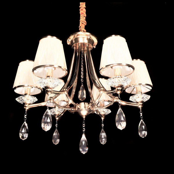 Подвесная люстра Lumina Deco Dominni LDP 9268-6 GD Подвесная люстра Lumina Deco Dominni LDP 9268-6 GD