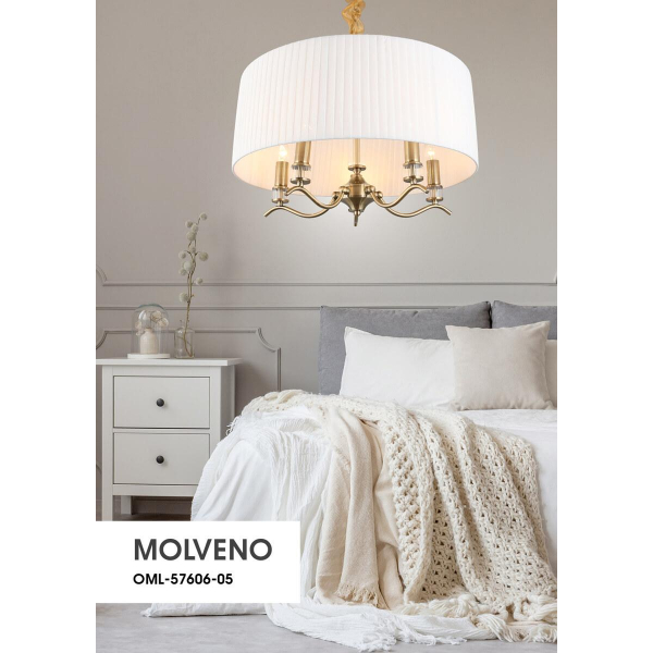 Подвесная люстра Omnilux Molveno OML-57606-05 Подвесная люстра Omnilux Molveno OML-57606-05