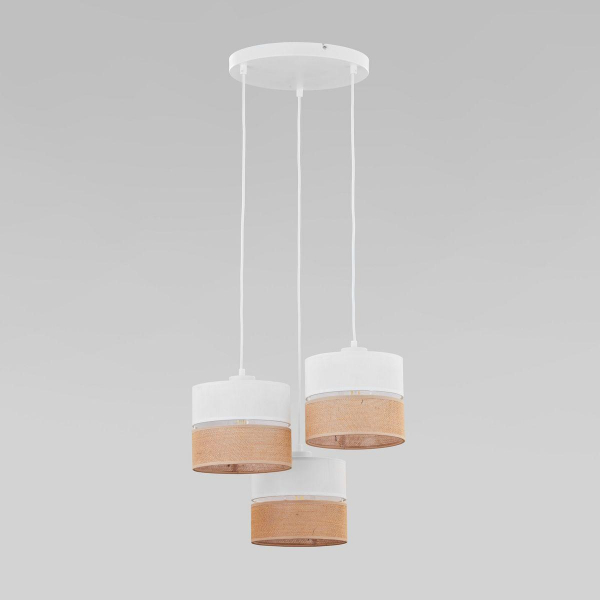 Подвесная люстра TK Lighting 6575 Linobianco Подвесная люстра TK Lighting 6575 Linobianco