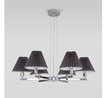 Подвесная люстра Eurosvet Peony 60136/6 хром/графит