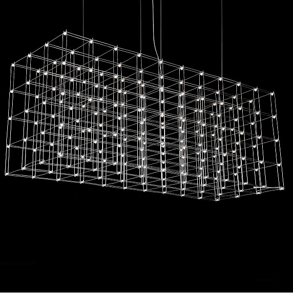 Подвесная люстра Imperium Loft Quasar Cosmos Square Led Pendant Light 80/80/200 252290-22