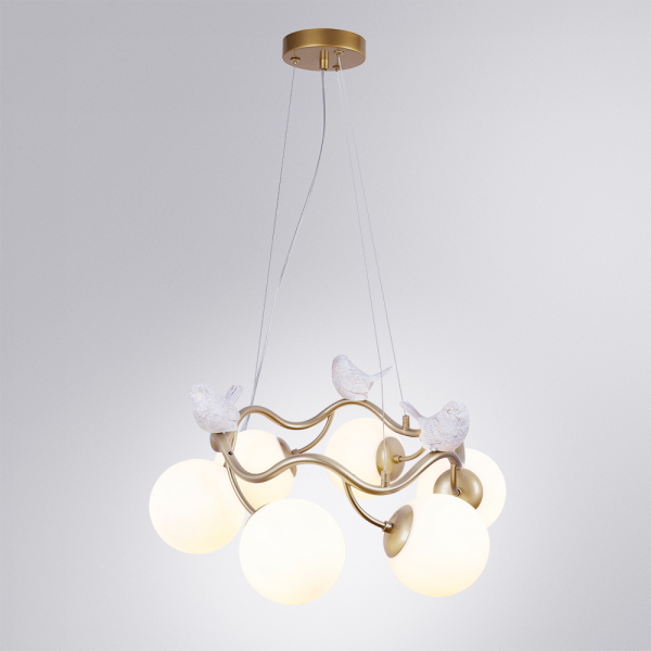 Подвесная люстра Arte Lamp Camomilla A9712LM-6SG Подвесная люстра Arte Lamp Camomilla A9712LM-6SG