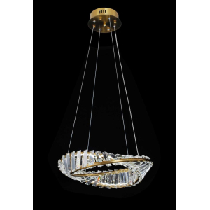 Люстра подвесная Alfa Light F4024-67 φ400 GD LED 52+52W