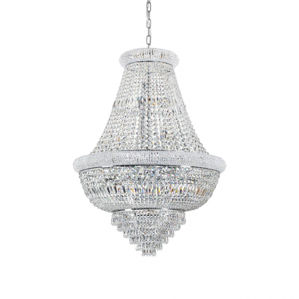 Подвесная люстра Ideal Lux Dubai SP24 Cromo 243597 Подвесная люстра Ideal Lux Dubai SP24 Cromo 243597