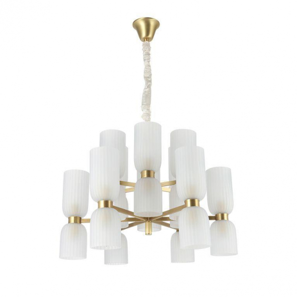 Подвесная люстра Newport 3646+6/C brass М0068541 Подвесная люстра Newport 3646+6/C brass М0068541