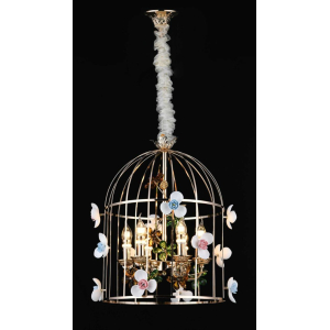 Люстра подвесная Alfa Light F2924-13 500*H550 E14*6 GD