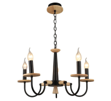 Подвесная люстра IMEX KL.4634-5-P BK