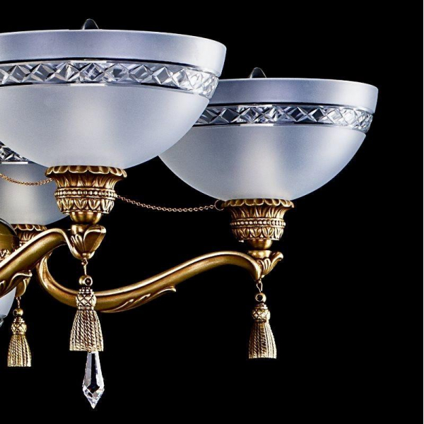 Подвесная люстра Artglass Goldie VI. Light Patina Подвесная люстра Artglass Goldie VI. Light Patina