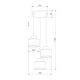 Подвесная люстра TK Lighting 2594 Duo