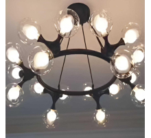 Люстра подвесная Alfa Light F3824-17 BK G9*15