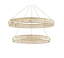 Вертикальная композиция Newport 8240 из двух колец золото №13 S8240_031G