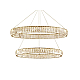 Вертикальная композиция Newport 8240 из двух колец золото №13 S8240_031G