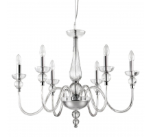 Подвесная люстра Ideal Lux Doge SP6 Trasparente 044422