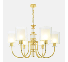 Подвесная люстра Crystal Lux ELENA SP6 GOLD