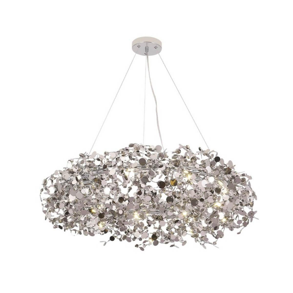 Подвесная люстра Crystal Lux GARDEN SP9 D800 CHROME Подвесная люстра Crystal Lux GARDEN SP9 D800 CHROME