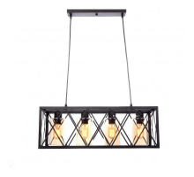 Подвесная люстра Lumina Deco Nortis LDP 11535-4 BK
