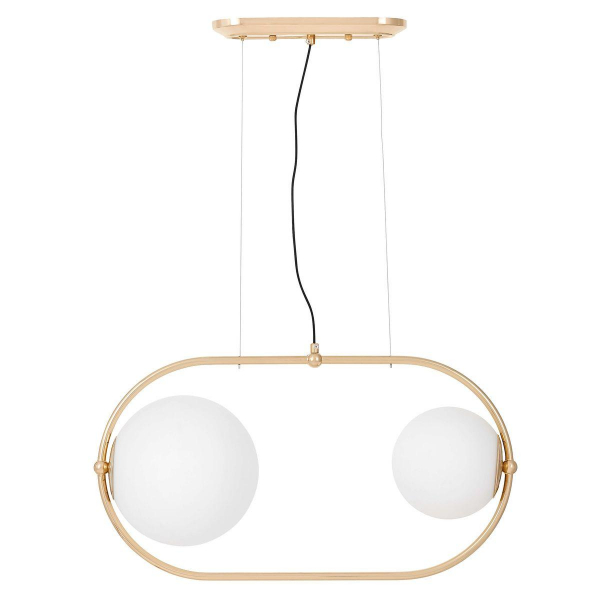 Подвесная люстра Lumina Deco Panari LDP 1210-2-PR GD Подвесная люстра Lumina Deco Panari LDP 1210-2-PR GD