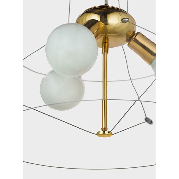 Подвесная люстра Lumina Deco Globo LDP 6018-500 PR+F.GD Подвесная люстра Lumina Deco Globo LDP 6018-500 PR+F.GD
