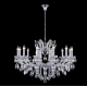 Подвесная люстра Crystal Lux Hollywood SP12 Chrome