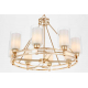 Подвесная люстра Lumina Deco Marietta LDP 8025-8 F.GD+WT