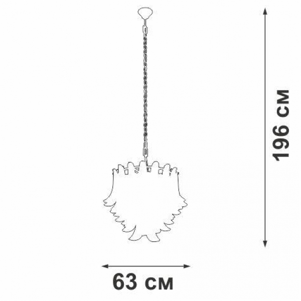Подвесная люстра Vitaluce V5860-9/10 Подвесная люстра Vitaluce V5860-9/10