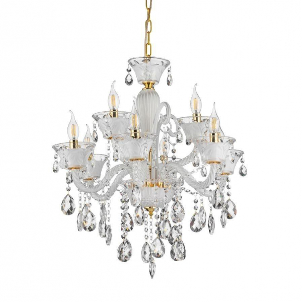 Подвесная люстра Lumina Deco Eliza LDP 7028-6+3 WT Подвесная люстра Lumina Deco Eliza LDP 7028-6+3 WT