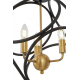 Подвесная люстра Lumina Deco Casai LDP 1243-3 BK+MD