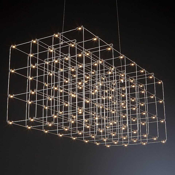 Подвесная люстра Imperium Loft Quasar Cosmos Square Led Pendant Light 120/120/120 252293-22