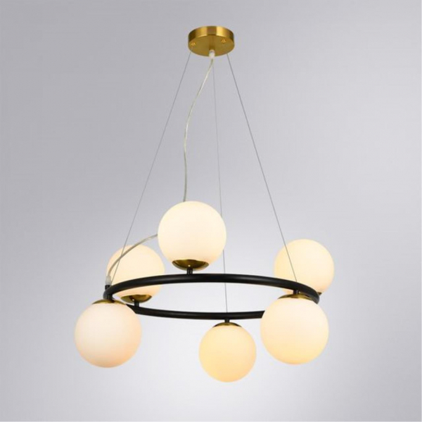 Подвесная люстра Arte Lamp Alcor A2224SP-6BK Подвесная люстра Arte Lamp Alcor A2224SP-6BK
