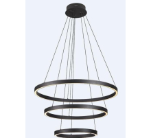 Люстра подвесная Alfa Light F3924-51 black 100W Φ80*H15 0