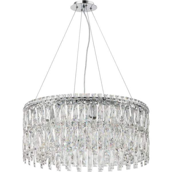 Люстра подвесная хрустальная 2173/09/08P Stilfort, серия Santorini