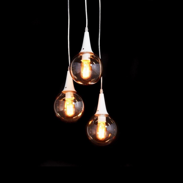 Подвесная люстра Lumina Deco Rocherro LDP 11192-3 WT Подвесная люстра Lumina Deco Rocherro LDP 11192-3 WT