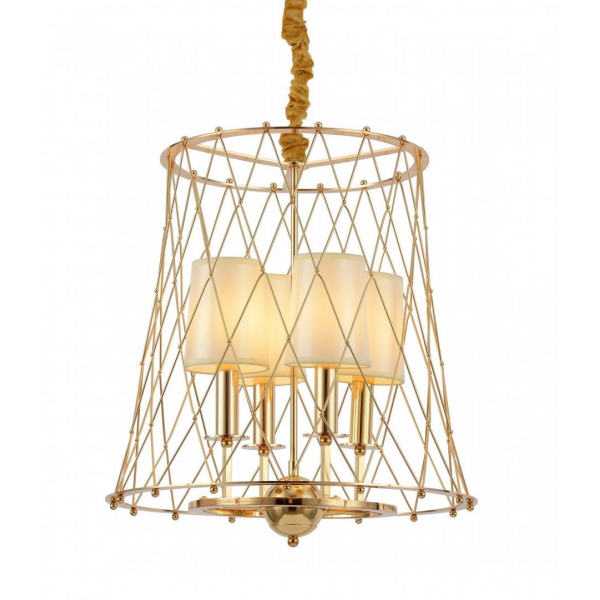 Подвесная люстра Lumina Deco Berton LDP 8013-4 F.GD Подвесная люстра Lumina Deco Berton LDP 8013-4 F.GD