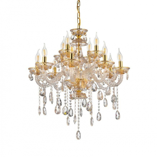 Подвесная люстра Lumina Deco Eliza LDP 7025-8+4 GD Подвесная люстра Lumina Deco Eliza LDP 7025-8+4 GD