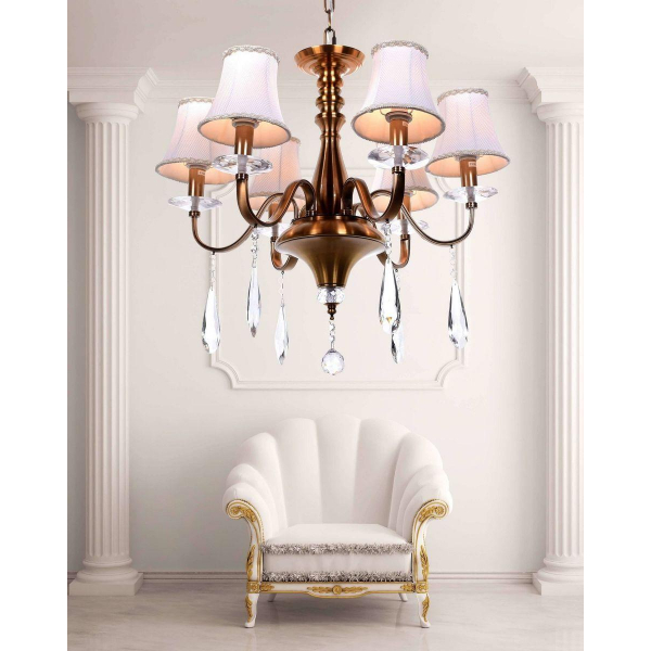 Подвесная люстра Lumina Deco Rifossa LDP 9012-6 Подвесная люстра Lumina Deco Rifossa LDP 9012-6