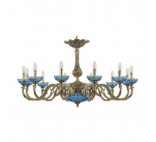 Подвесная люстра Bohemia Ivele 72101P/12/360 GB P Aquamarine/M-1G