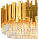 Подвесная люстра Natali Kovaltseva Vertigo 81440/8C Gold