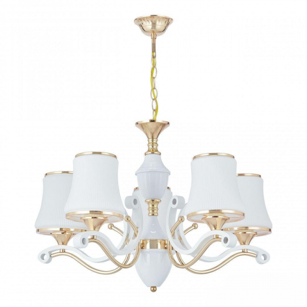 Подвесная люстра Arte Milano Florentia-3987 303987/5 Wh/Gd Подвесная люстра Arte Milano Florentia-3987 303987/5 Wh/Gd