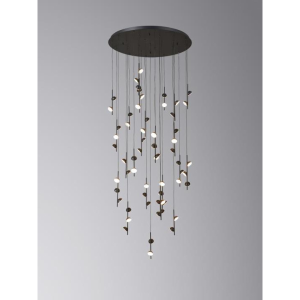 Люстра подвесная Alfa Light F3024-16 BLACK