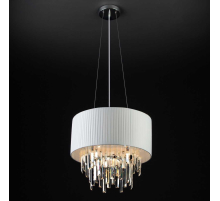 Подвесная люстра Eurosvet Amantea 10122/6 хром/прозрачный хрусталь Strotskis Smart
