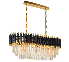 Подвесная люстра Natali Kovaltseva Darian 76017/8C Gold Black