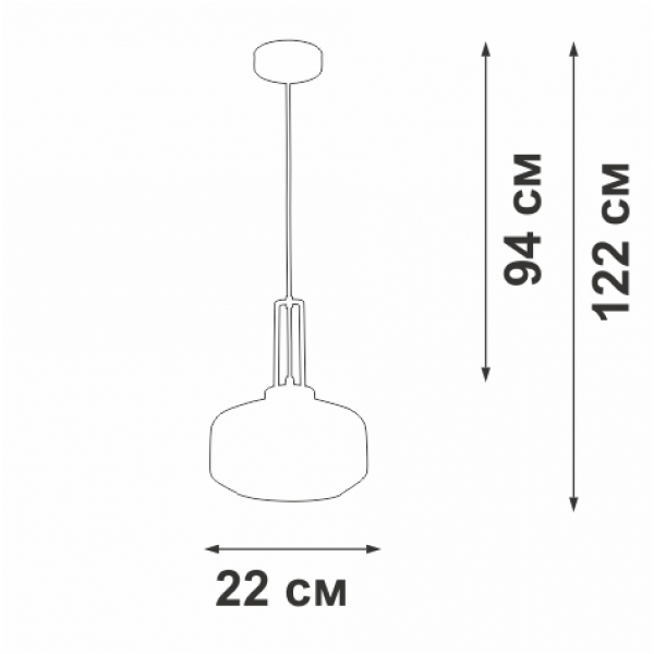 Люстра Vitaluce V20530-1/1S Люстра Vitaluce V20530-1/1S